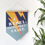 'Rebel' Empowering Pennant Print, thumbnail 1 of 4