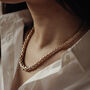Eternal Luxe Gold Plated Interwoven Majesty Necklace, thumbnail 1 of 6