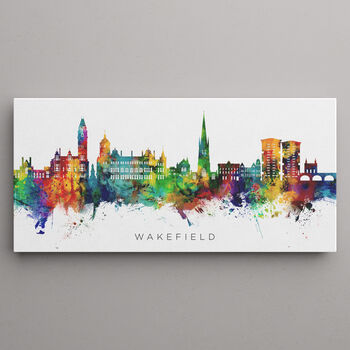 Wakefield Skyline Cityscape Art Print, 2 of 12