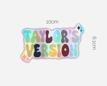 Taylor's Version Holographic Magnet, 2 of 2