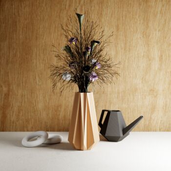 Large Muted Green 'Timber' Vase For Dried Flowers, 10 of 10