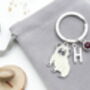 Pug Personalised Keyring Dog Owner Gift, thumbnail 6 of 11