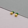 'You Are Pretty Cool' Pineapple Earrings, thumbnail 3 of 5