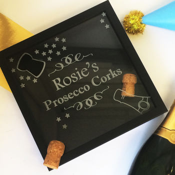 Personalised Prosecco Cork Collection Box, 5 of 6