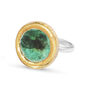 Large Round Emerald Reef Adjustable Ring, thumbnail 2 of 6