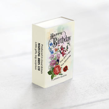 September Birth Flower Seeds And Birthday Candle Gift, 6 of 8
