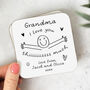Personalised Coaster 'Grandma 'Love You This Much', thumbnail 1 of 2