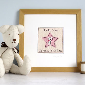 Personalised Girls Initial Star Card For Any Occasion, 4 of 12