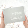 Personalised Modern Linen Guestbook, thumbnail 7 of 10