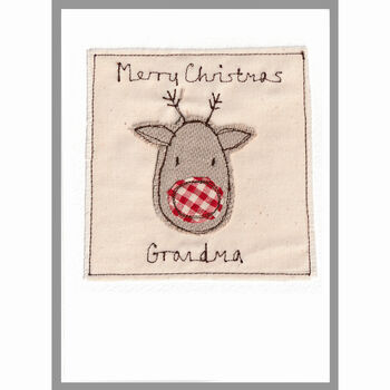 Personalised Reindeer Christmas Card For Him Or Her, 8 of 12