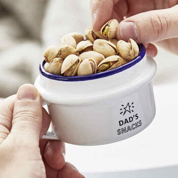 Personalised Enamel Snack Pot, 5 of 11