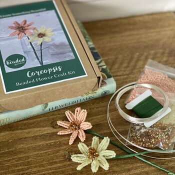 Coreopsis Beaded Flower Craft Kit, 2 of 4