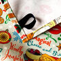 Christmas Tea Towel Eat Drink And Be Merry Foodie, thumbnail 10 of 12