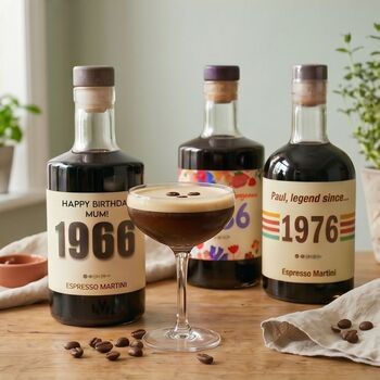 Personalised Special Year Espresso Martini With Music, 4 of 4