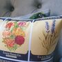 Vintage Flower Seed Print Decorative Cushion, thumbnail 4 of 8