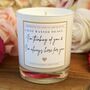 Thinking Of You And Always Here For You Quote Candle, thumbnail 1 of 8