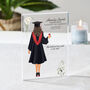 Personalised Graduation Robe Gift For Her Daisy Design, thumbnail 4 of 10