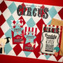 Vintage Circus Party Invitation Pack Of Eight, thumbnail 2 of 4