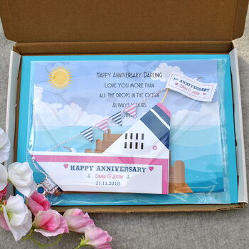 Personalised Valentine's Cruise Ship Card, 8 of 11