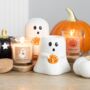 Ghost Shaped Oil Burner And Wax Warmer – Halloween Decor, thumbnail 3 of 3