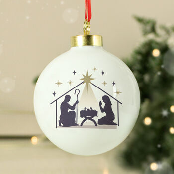 Personalised Nativity Bauble, 3 of 5