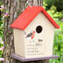 Wooden Bird House For Robins Gift For Gardener, thumbnail 1 of 4