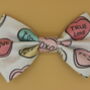 Candy Love Hearts Dog Bow Tie, thumbnail 1 of 2