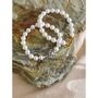 Cannes D'or Gold Pearl Ombré V Gala Flower Jewel Lock Gift Bracelet, thumbnail 1 of 4