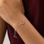 40th Birthday Bead Slider Bracelet, thumbnail 2 of 3