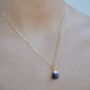 January Birthstone Garnet Crystal Necklace, thumbnail 1 of 4