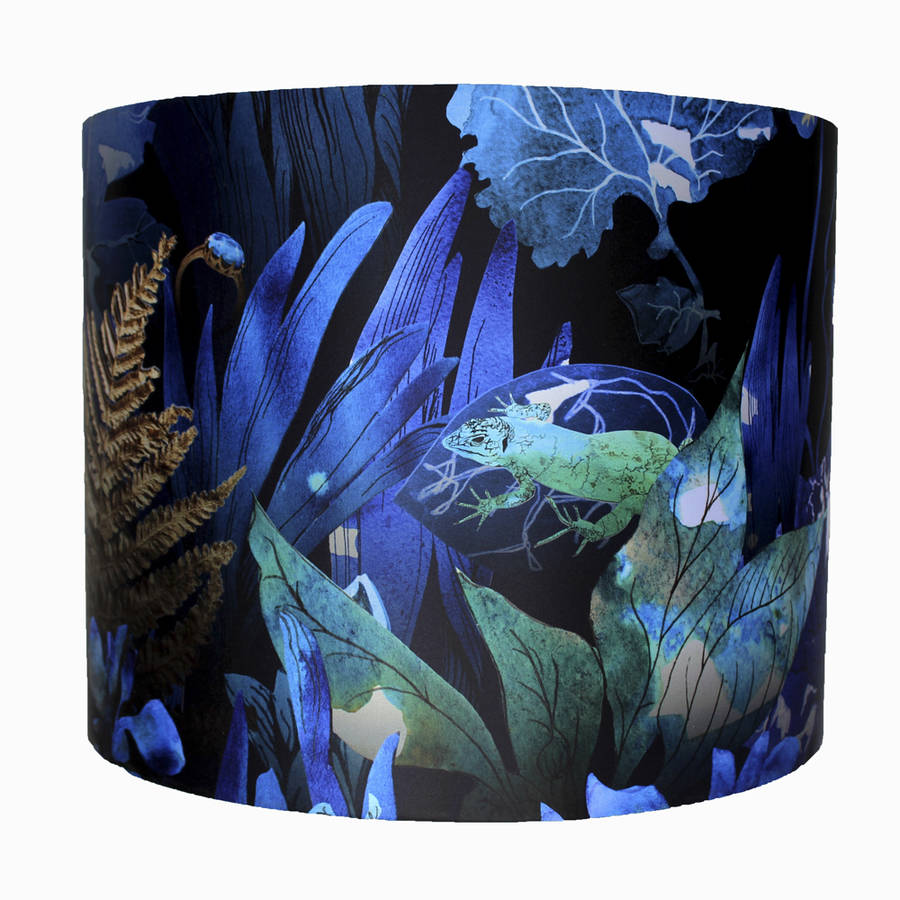 Woodland Undergrowth Botanical Lampshade By Terrarium Designs