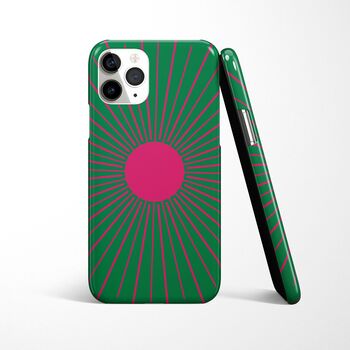 Boho Sunburst Phone Case Durable iPhone Samsung Mobile Cover, 3 of 11