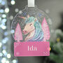 Personalised Unicorn Acrylic Tree Decoration, thumbnail 1 of 2
