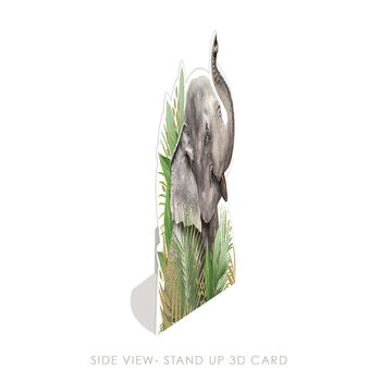Elephant 3D Card Lola Design X Zsl, 2 of 2