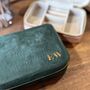 Personalised Velvet Initial Travel Jewellery Box, thumbnail 1 of 6