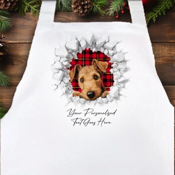 Personalised Christmas Lakeland Terrier Break Through, 4 of 10