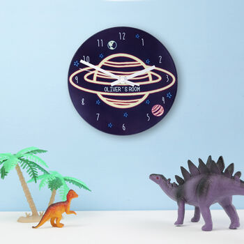Personalised Out Of This World Space Wall Clock, 3 of 10