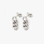 Women's Sterling Silver Short Chain Dangle Earrings, thumbnail 2 of 5
