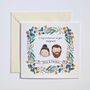 Personalised Couple Portrait Greeting Card, thumbnail 2 of 4