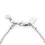 April Birthstone Bracelet With Personalised Tag, thumbnail 3 of 9