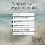 A4 Art Print | Coastal Wall Art | Calm Home Decor For Seaside Interiors, thumbnail 10 of 12