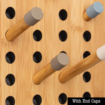 Oak Pegboard Coat Rack, 4 of 4