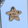 'A Star Is Born' Wooden Token And Card, thumbnail 2 of 2