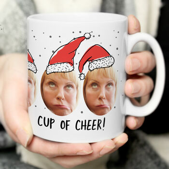 Personalised Santa Photo Christmas Mug – Stocking Filler And Secret Santa Gift, 3 of 6