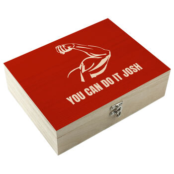 Personalised Motivational Vegan Chocolate Snacks Box, 9 of 9