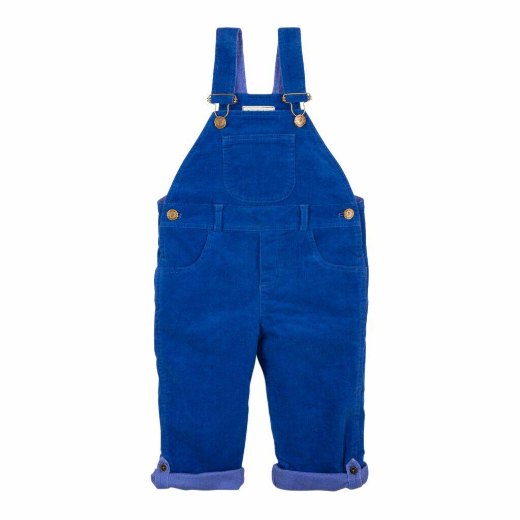 Atlantic Blue Corduroy Dungarees By Dotty Dungarees ...