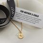 Mother And Child Necklace Silver Or 18ct Gold Plated Vermeil, thumbnail 1 of 7