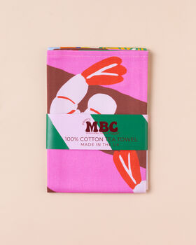 Prawn Kitchen Print Tea Towel, 3 of 3