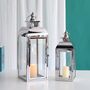 Set Of Two Stainless Steel Hanging Candles Lantern, thumbnail 6 of 8