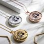 Personalised 18 K Rose Gold Plated Tree Of Life Locket, thumbnail 7 of 12
